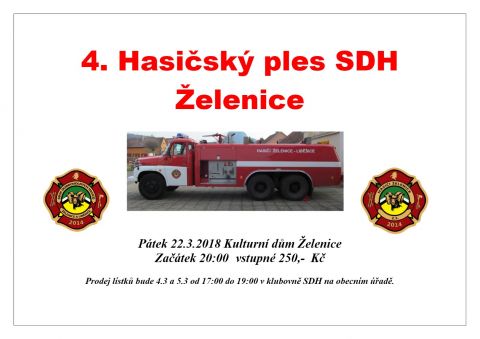 Hasičský ples 2019
