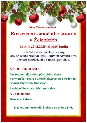 Stromek Želenice 2025