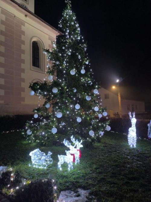 Rozsvícení vánočního stromu v Želenicích