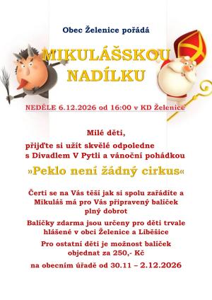 Mikulášská nadílka 2026